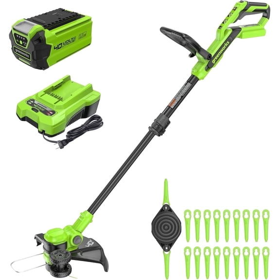 Greenworks 40V 13" String Trimmer/Edger Kit
