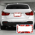 thumbnail image 4 of Sloboki Rock Guitarist Stripes License Plate Frame Universal Aluminum Metal Car Tag Holders Cars Decor, 4 of 5