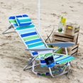 thumbnail image 3 of Ataucjin Backpack Low Beach Chair for Adults,Reclining Heavy-Duty Folding Chair with Adjustable Backrest & Backpack Straps for Travel,Camping,Beach,1 PCS, 3 of 9