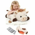 thumbnail image 1 of Mewaii Weighted Stuffed Animals with Microwavable Heating Pad - 5lb Adjustable, Heatable & Coolable Cow Plush for Realistic Hug, Removable, 1 of 9