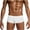 White, variant on Jalioing Mens Boxer Underwear Breathable Low Rise Boxer Briefs Comfortable Stretchy Short Leg Trunks Underpants