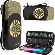 Carrying Case for Nintendo Switch 2 (2025), Zelda Switch Protective Bag with 10 Game Card Slots with Pockets, Accessories Storage, Black