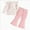 C-217-Pink, variant on Little Big Girls Pajamas Set Long Sleeve PJs Cotton Pyjamas Fall Winter Outfit 3 6 9 12 18 24 Months 2T 3T Long sleeve Pjs(18-24 Months,Pink)