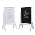thumbnail image 5 of Little Partners Contempo Art Toddler Easel - Adjustable Height Two-Sided Paint Station for Kids with Chalk Board, Magnetic Dry Erase Board, Paper Holder, Paint Containers - Soft White, 5 of 11