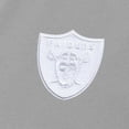 thumbnail image 4 of Men's Antigua  Gray Las Vegas Raiders Regard Full-Zip Jacket, 4 of 4