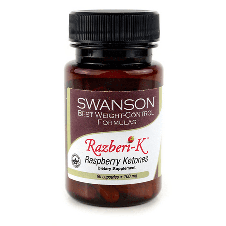 Swanson Razberi-K framboise Cétones 100 mg 60 Caps