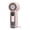 #0650-Pink, variant on Kieccall Ice Cooling Digital Display Transparent Fan Semiconductor Cooling USB Rechargeable Outdoor Turbo Handheld Fan