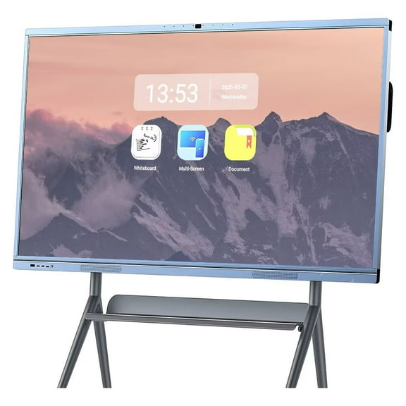 OmninexHub Smart Board 65 Inch, Revolutionize Your Space! Touch Screen All-in-One Computer Interactive Whiteboard with Dual System & Cloud Sharing For Education & Office