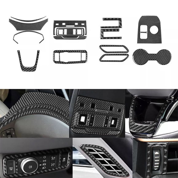 16X Carbon Fiber Full Interior Set Kit Cover for Ford for Mustang Mach-E 2021-2022