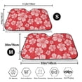 thumbnail image 3 of Daiia Red Hibiscus Flower Windshield Sun Shade for Car SUV Truck (Medium ), Car Sun Shade Windshield, Car Shades for Front Windows, Sunshade for Car Windshield, 3 of 7