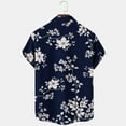 thumbnail image 5 of Mens Hawaiian Shirts Short Sleeve Button Down Shirt Men's Party Shirts Summer Beach Vacation Holiday Tropical Shirts, 5 of 5