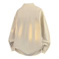thumbnail image 4 of Bxsruta Mens Button Down Shirts Long Sleeve Loose Fit Casual Button Up Tops with Chest Pocket, 4 of 7