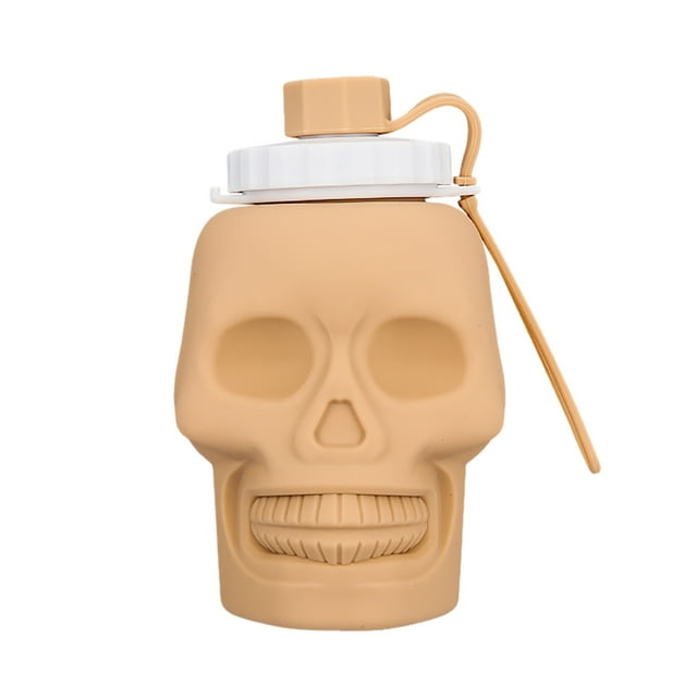 Bouteille d'Eau Pliable en Silicone Halloween, Gobelet de Sport Portable pour Randonnée en Plein Air, Voyage, Léger, Durable, Étanche