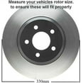 thumbnail image 2 of Detroit Axle - Rear Brakes Kit for 11-20 Dodge Durango Jeep Grand Cherokee 2012 2013 2014 2015 2016 2017 2018 2019 Drilled & Slotted Brake Rotors Ceramic Brake Pads : 12.99" inch Rotor, 2 of 7