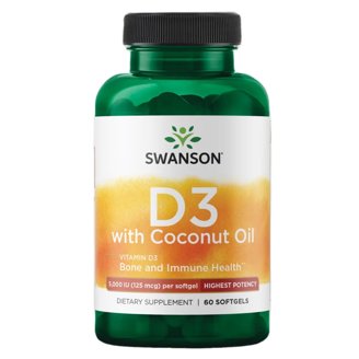 Vitamine D3 Swanson 4000 UI (100 Mcg) - Boîte De 90 Gélules - Neuf, Complément Quotidien