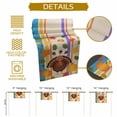 thumbnail image 5 of Thanksgiving Turkey Table Runner, Autumn Thanksgiving Kitchen Dining Table Decoration for Home Party Decor 13x120 Inches, 5 of 9