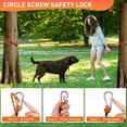 thumbnail image 2 of Dog Tie Out Cable for Camping 100ft, Dog Runner for Yard Hold up to 350lbs, Portable Dog Camping Essentials for Outside, 2 of 6
