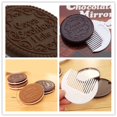 thumbnail image 3 of Pocket Chocolate Cookie Biscuits Compact Mirror With Comb, 3 of 5