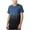 Blue, variant on Workout Shirts for Men Plus Size Cooling Performance T-Shirt Gradient Print Short Sleeve Moisture Wicking Breathable Athletic Tops Size M-5XL