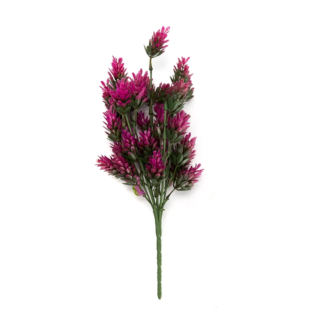K-Cliffs 5 Pcs Multi-color Assorted Flocking Artificial Flowers Bouquets, Arrangement, Unpotted, In/Outdoor