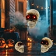 thumbnail image 4 of YOHAVEN Halloween Motion Sensor Skull Decoration Glowing Red Eyes Hanging Floor Indoor Outdoor Haunted House Party Scary Decor, 4 of 9