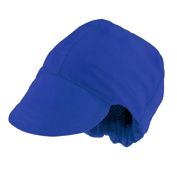TELOLY Welding Cap Hard Liner Fireproof Breathable Elastic Dustproof Comfortable Welding Hat Headgear for Welder Blue