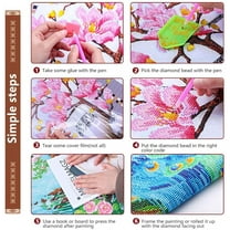 Meckior Bugs & Butterflies Diamond Art Kit - 11.8" x 11.8", Acrylic Rhinestone Beads, Full Drill Set