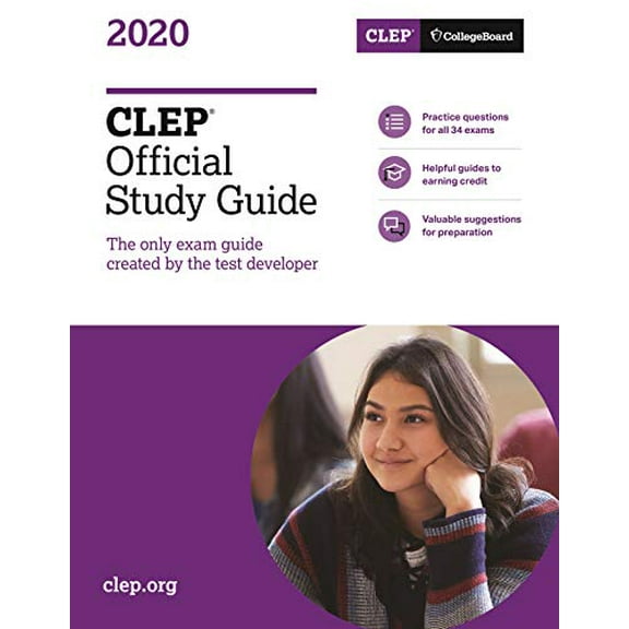 Pre-Owned CLEP Official Study Guide 2020 (Paperback) 1457312212 9781457312212