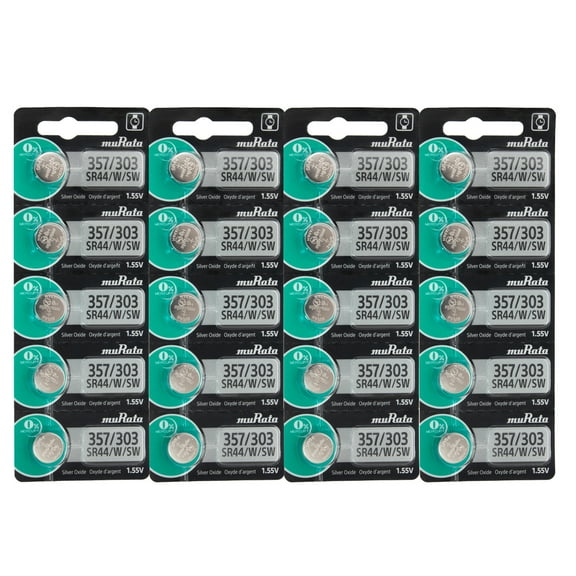 20 357 / 303 Murata Watch Batteries SR44SW SR44W LR44 FRESH