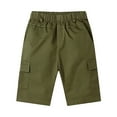 thumbnail image 5 of Xudanell Boys Cotton Shorts Thin Style Athletic Shorts with Side Pockets Summer Children Work Shorts Pants, 5 of 5