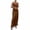 Brown, variant on Women's Long Satin Slip Dress 2026 Soft Cozy Nightgowns Lingerie Maxi Dress Silky Gown V Neck Under Dress