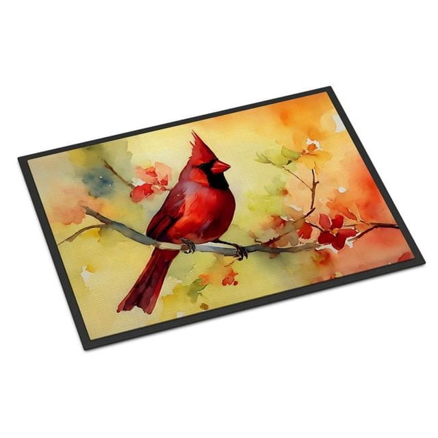 Carolines Treasures DAC3198MAT Tapis de Porte Cardinal Unisexe de 18 x 27 Po