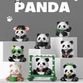 thumbnail image 2 of Micro Particle Building Blocks Panda Flower Orchid Feiyun Seven Toys Compatible With Doll Gifts, 2 of 5