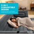 thumbnail image 4 of Intex Inflatable Pull-Out Sofa Bed Sleep Away Futon Couch, Queen, Gray (2 Pack), 4 of 7