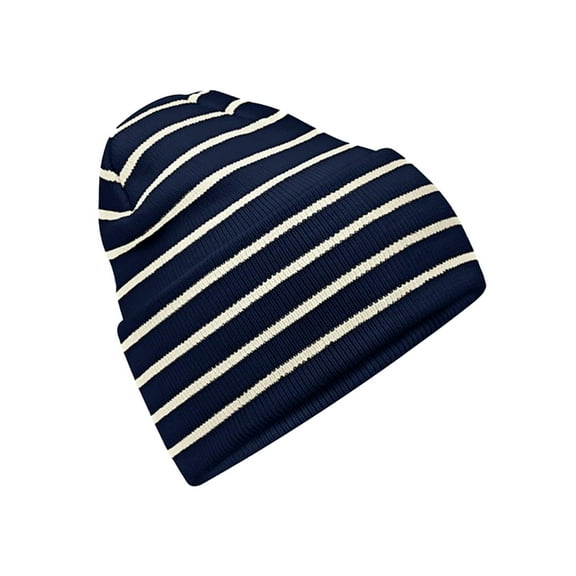 Beechfield Adult Original Striped Deep Cuffed Beanie
