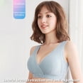 thumbnail image 4 of Women's Maternity Breastfeeding Bra Overnight Nursing Wide Band Shoulder Straps Sleep Bra Plus Size, 4 of 6