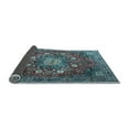 thumbnail image 2 of Ahgly Company Indoor Rectangle Medallion Light Blue Traditional Area Rugs, 2' x 4', 2 of 4