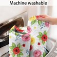 thumbnail image 5 of Pioneer Flower Floral Print Pattern Bathroom Rugs Mat, Non Slip Microfiber Bathroom Rug with Rubber Backing, Soft Mats for Bathroom Floor Tub Shower, 20"x32", 5 of 5