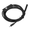 thumbnail image 1 of Adjustable LED Lights, 1.3MP USB Industrial Endoscope Camera, Ideal for Pipe Inspection, Automotive Maintenance, 6 LEDs, IP67 Waterproof, Semi Rigid, 7mm Probe, Micro USB Adapter, 1 of 7