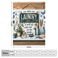 thumbnail image 4 of Orinice Laundry Theme Rustic Wood Blue Butterflies Warm Lightweight Blanket Soft Fleece Blankets All Seasons Sofa Decor Cow Gifts Multiple Sizes 60x80in, 4 of 6