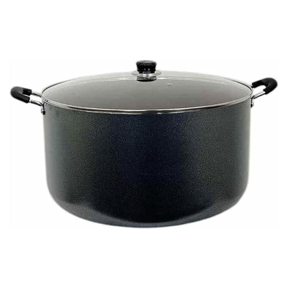 17-3/8" (44CM) Non-Stick Coating Cooking Pot 40QT Sauce Pan With Lid Cookware