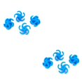 thumbnail image 1 of ZheElen Premium Archery Bow String Stabilizer Vibration Absorber Dampeners Enhanced Performance Blue 2Set, 1 of 6