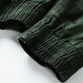 thumbnail image 5 of Men's Cargo Pants Casual Tie 4 8 Mens Pants Cargo Hiking Mens Slim Fit Men's Slim Fit Straight Leg for Men Little L Rave Bottoms Shuffle Casual Classic Personality Fashion Green 28, 5 of 6