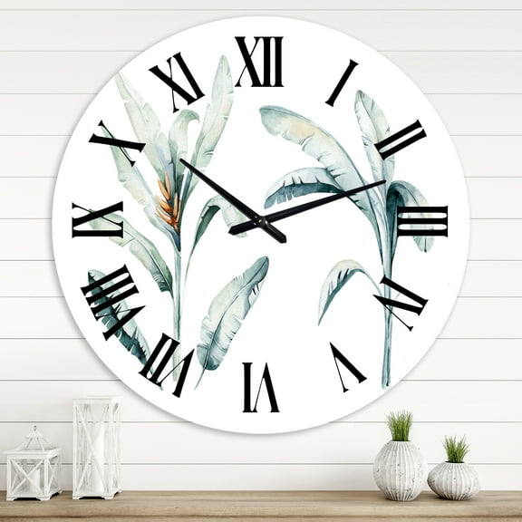 Designart 1 in Quartz Bohemian Wall Clock