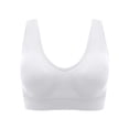 thumbnail image 4 of Sports Bra for Women, Longline Padded Strappy Sports Bras Medium Support Yoga Gym Running Workout Crop Tank Tops, 4 of 4