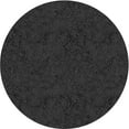 thumbnail image 1 of Ahgly Company Machine Washable Indoor Round Transitional Night Black Area Rugs, 3' Round, 1 of 7