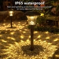thumbnail image 4 of 1/2/4/6 st Solar Utomhusbelysning Trädgård Dekorativ Gräsmatta Ljus Vattentät Summar Innergård Path Landskap Solar Trädgård Gräsmatta Ljus, 4 of 5