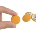 thumbnail image 4 of Uxcell 10pcs 36L Fabric Cloth Covered Button 23mm Metal Shank Round Sewing Buttons for Suits Dress Blouses, Yellow, 4 of 5