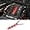 Red, variant on TINKI Car Engine Hood Cover Trim Compatible with Chevrolet Corvette C8 2020-2023, Aluminum Alloy Auto Engine Case Panel Decoration Cover Trim