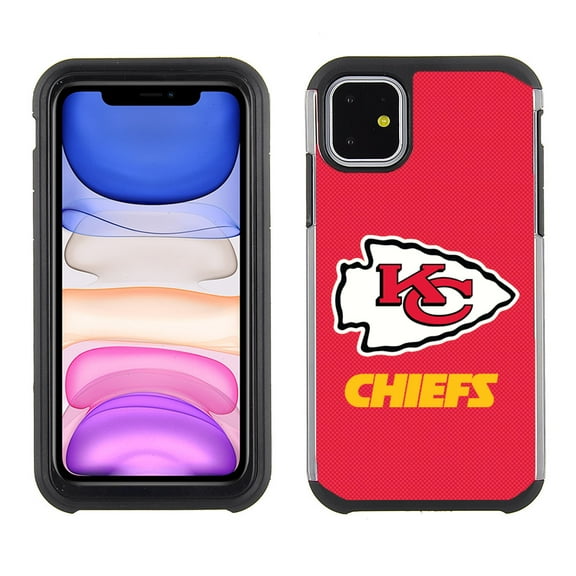 Cell Phone Case for Apple iPhone 11 - NFL Licensed Kansas City Chiefs - Textured TeamColor